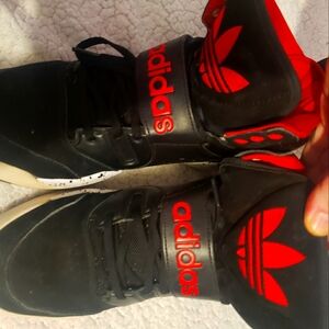 Adidas basketball shoes.
